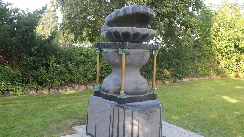 Statue by Saksild Church