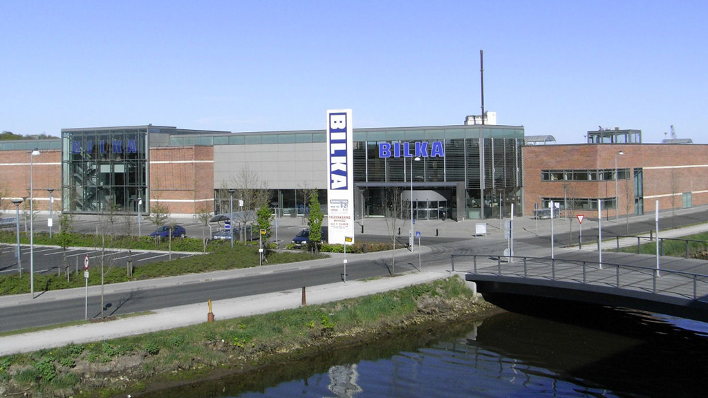 The facade of Bilka Horsens