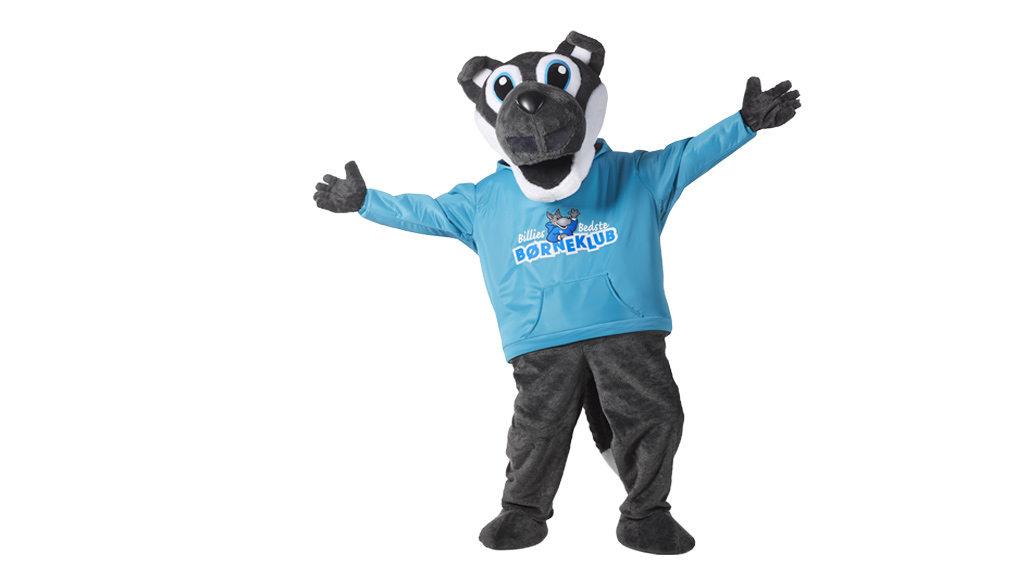 The mascot Billie from Bilka