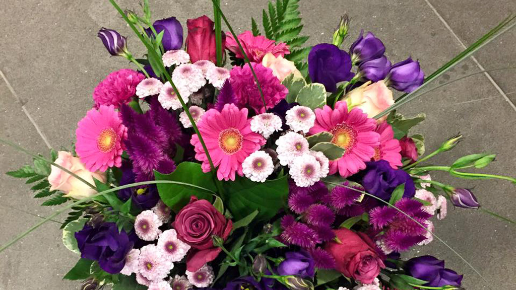 Bouquet of flowers from Bilka