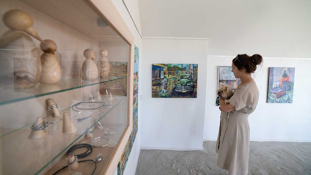 Kunsttur til Galleri Kirkesvinget på Hjarnø