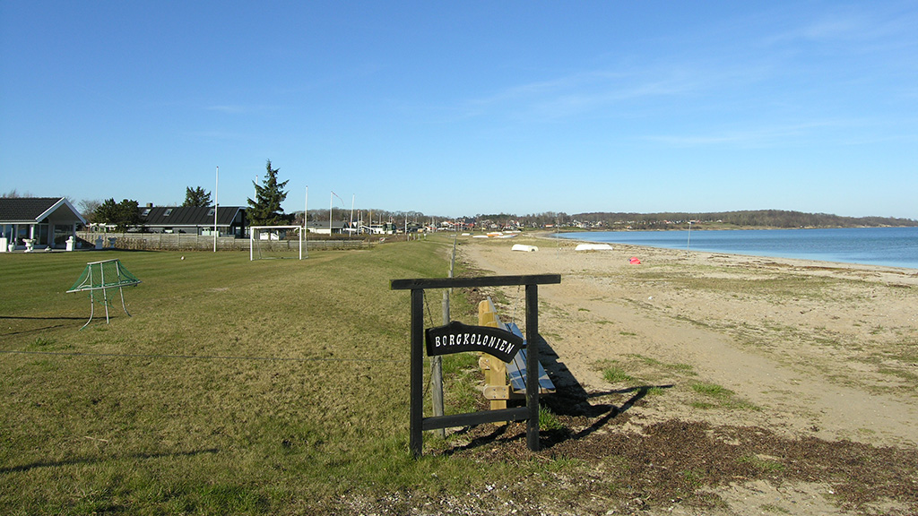 Beach at the summer house area on the Juelsminde Peninsula