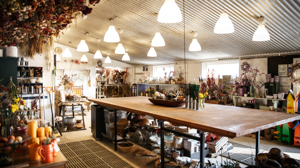 The farm shop at Tinnetgaard