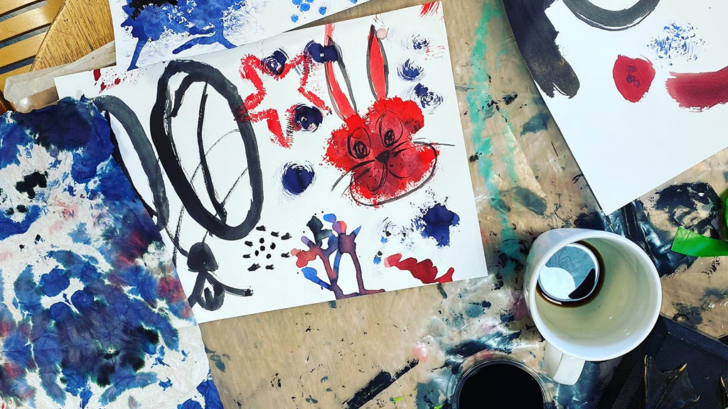 Creative activities at the Makværk art festival in Horsens for children