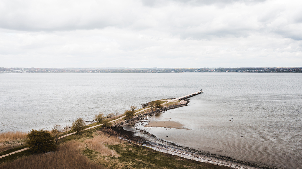Aerial photo-Horsens-Fjord
