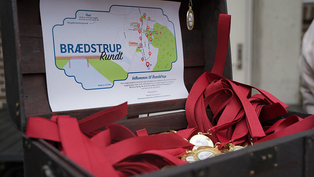 Brædstrup treasure hunt destination Kystlandet