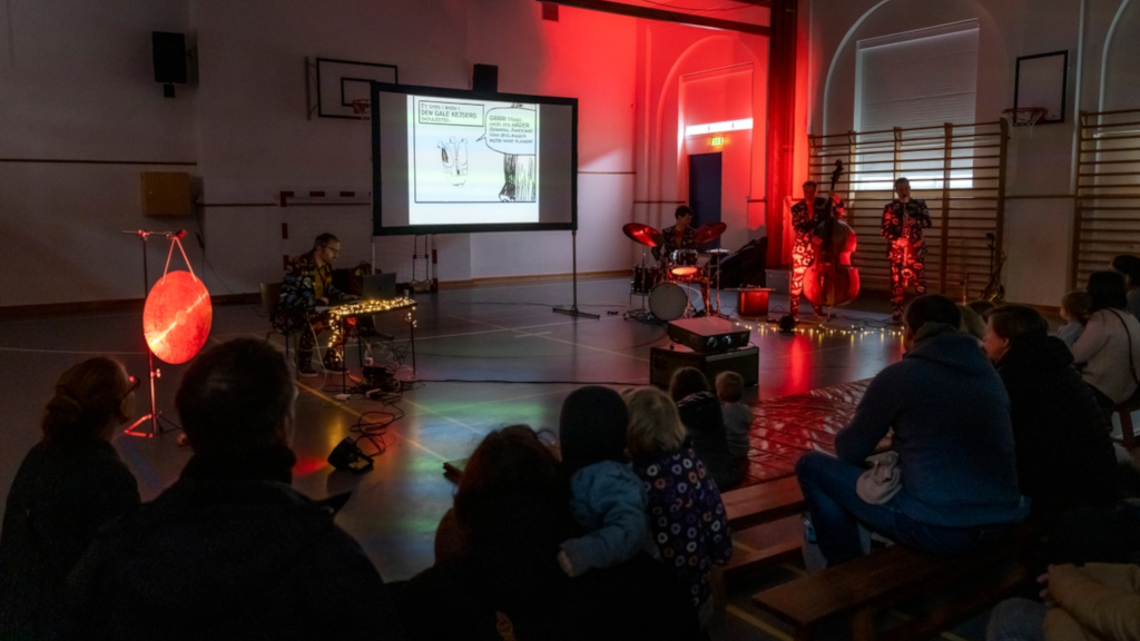 Concert with art for the Makværk Festival in Horsens