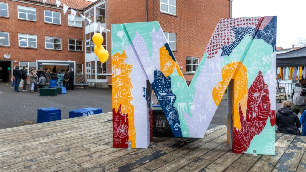 Logo for Makværk for the Makværk Festival at Kulturstationen in Horsens