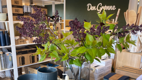 Квіти, інтер'єри та прикраси в магазині Den Grønne в Юельсмінде