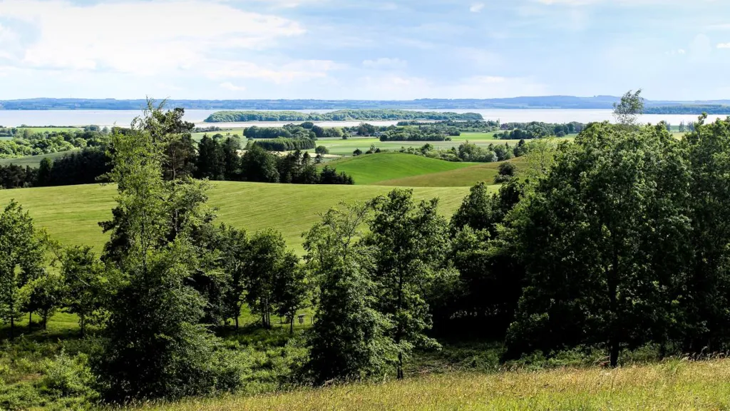 Udsigten over Horsens Fjord fra Trustrup Udsigtshøje