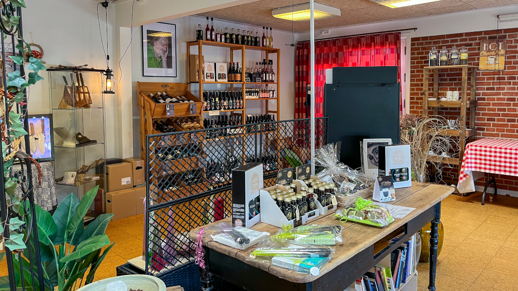 Mixed products in the store at Sdr. Vissing Torvehal