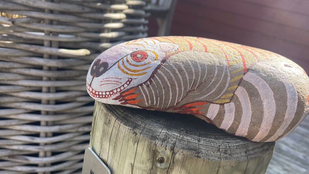 The sculpture Suzanne from the Tiger Hunt in Juelsminde