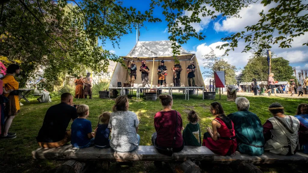 Concert in the prison park during the Horsens Medieval Festival