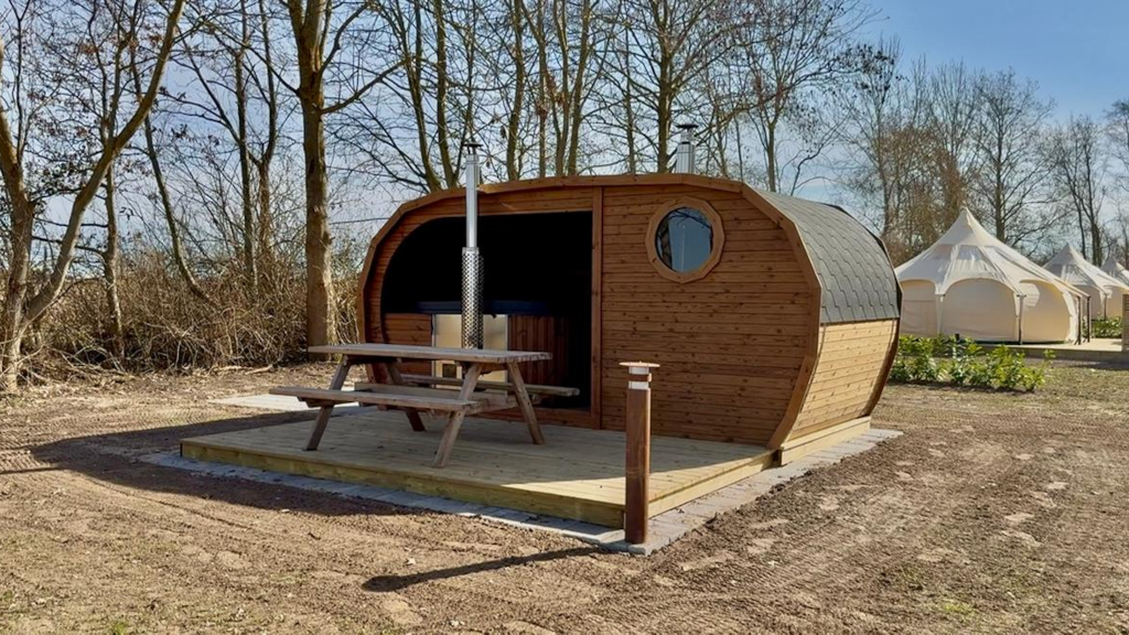 Sauna and wilderness bath at Campingpladsen Endelave