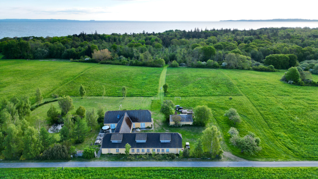 Aerial photo of Blåkærgård on Tunø
