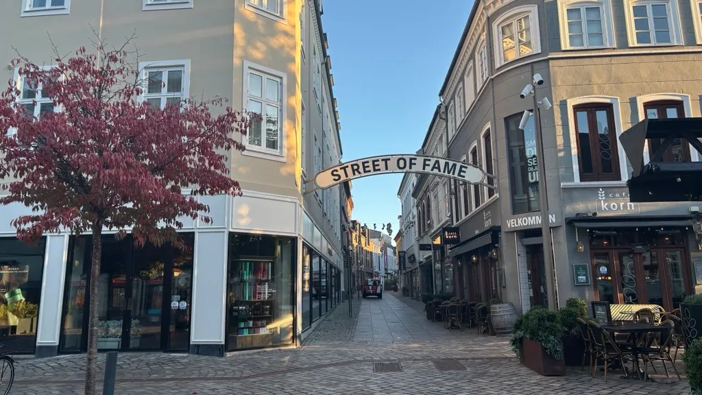 Portalen til Gravens Street of Fame i Horsens