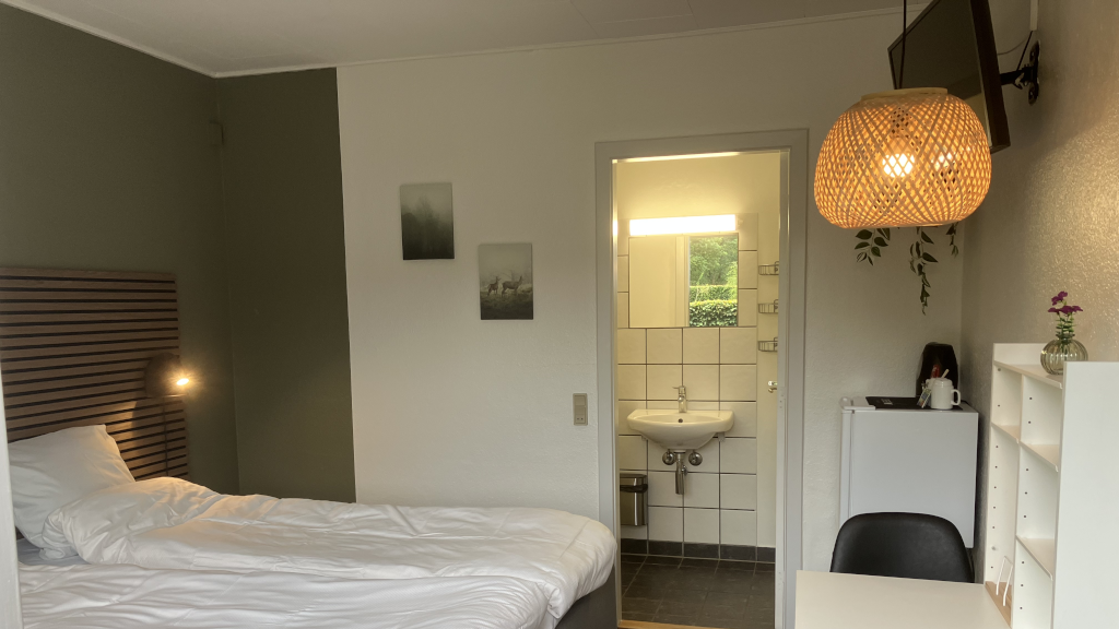 Et værelse hos Gudenå Camping