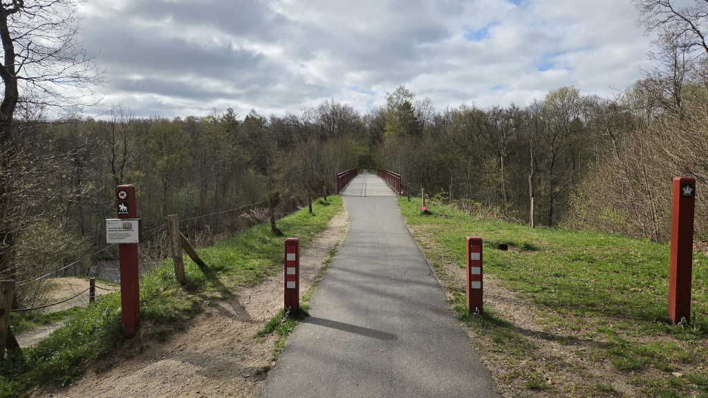 Den Genfundne Bro set fra Bryrupbanestien