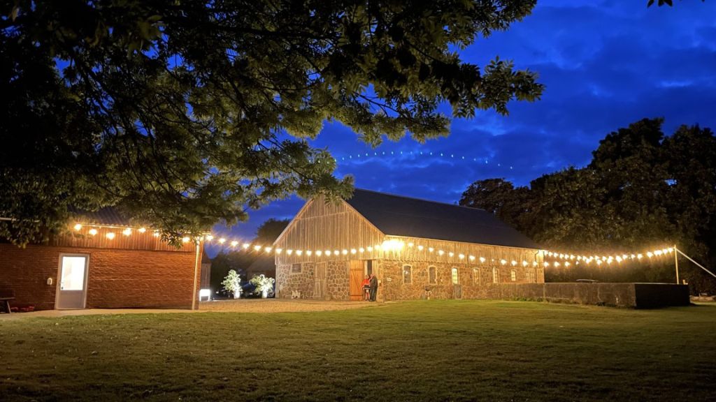 Hjarnø Camping - lys og aftenstemning