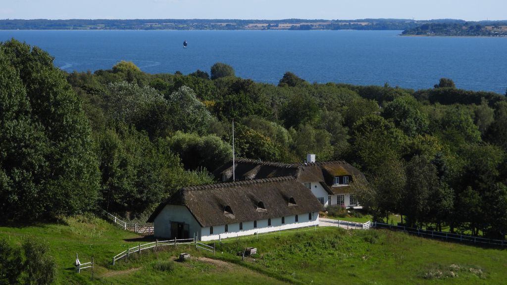 View from the top of one of Denmark’s steepest hills, Askebjerg.