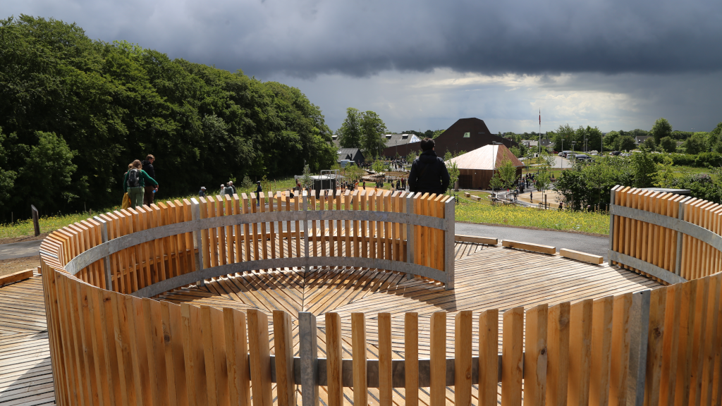 Udsigt fra Spiralen i Egmont Bevægelsespark
