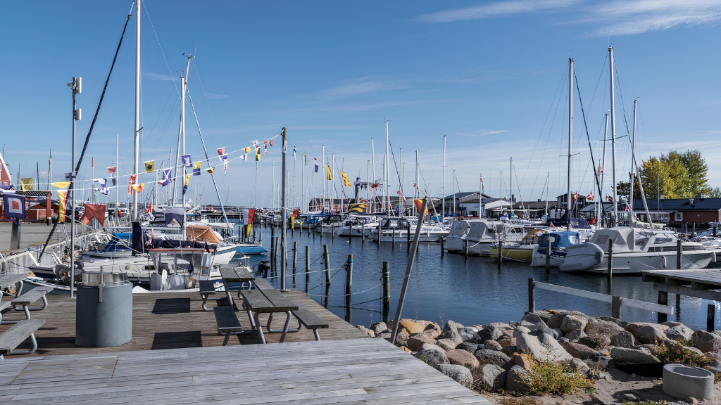 Sejlbåde i Juelsminde