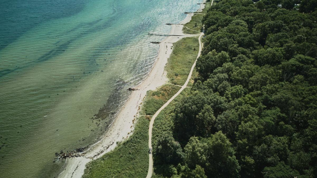 Odderkysten oppefra