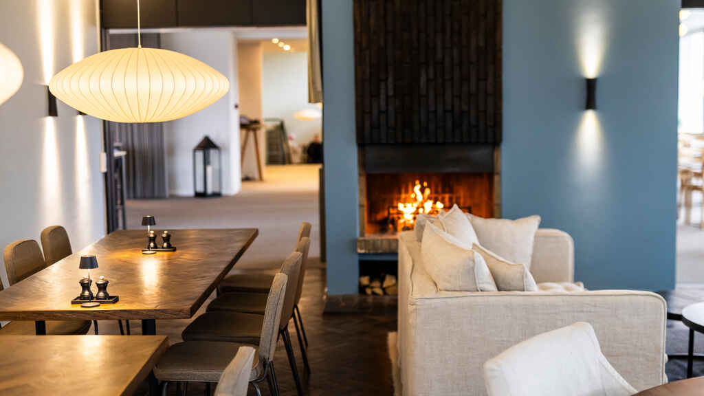 Hyggekrog ved restauranten