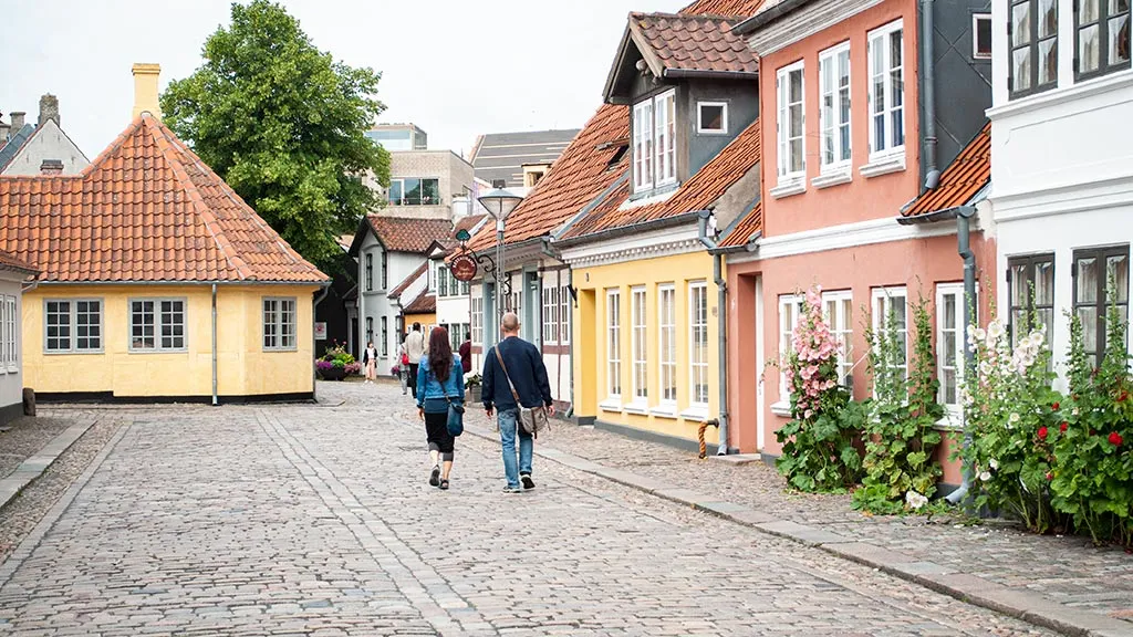 Hans Jensens Stræde in the historic quarter