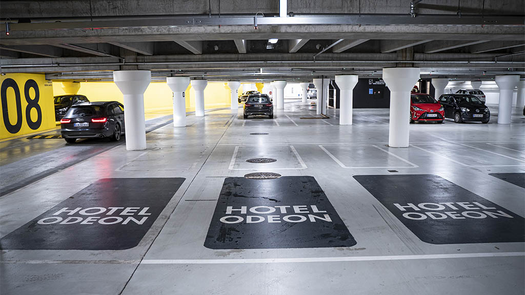 Parkeringskælderen under Odeon