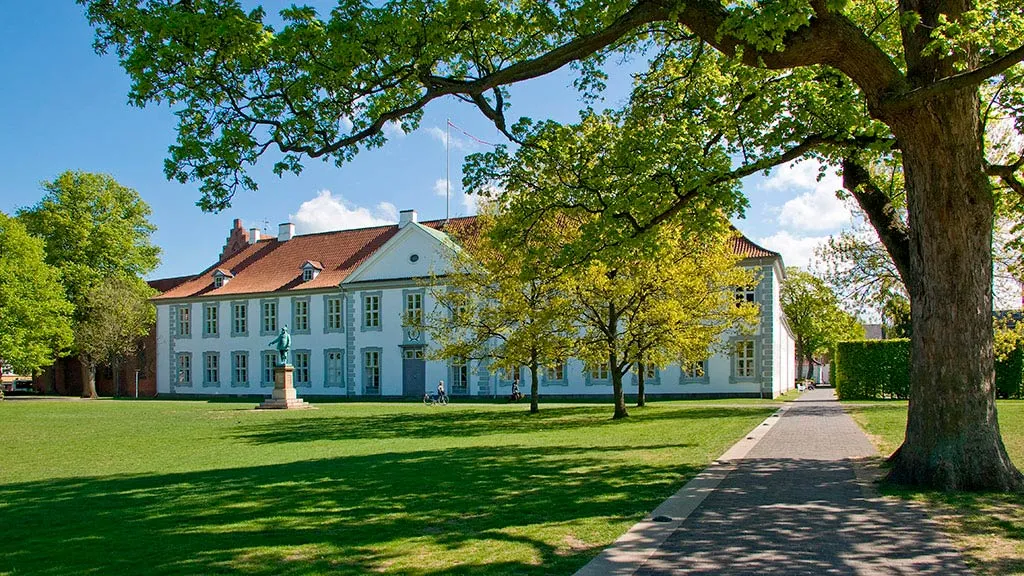 Castle Odense in the sunshine