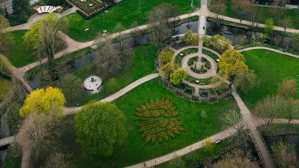 Drone Photo Fairytale Garden