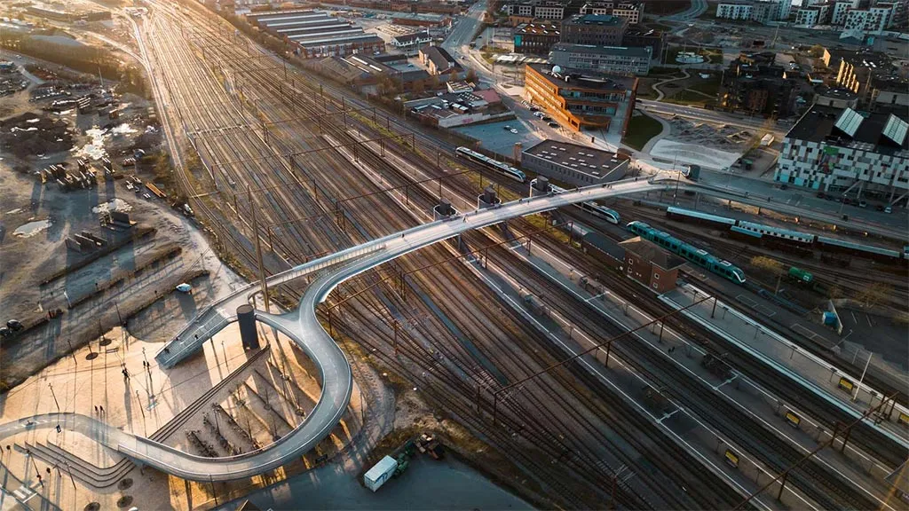 The City Bridge - drone photo