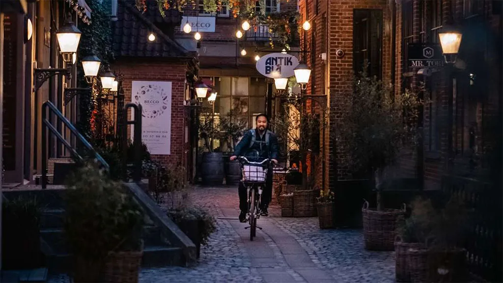 Cyklist i Vintapperstræde