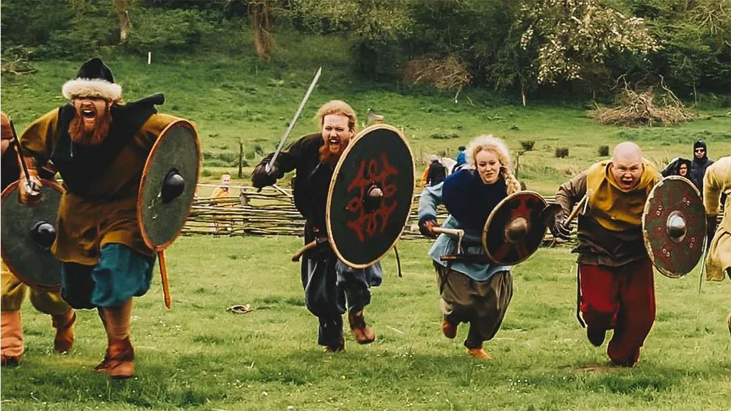 Vikings attack in Odin's Odense