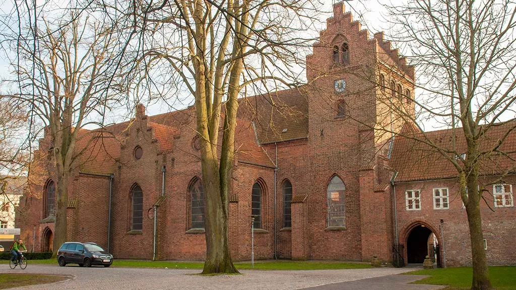 St. Hans Church in the city centre of Odense