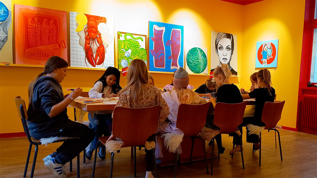 Kunstnær Creative Café in Odense