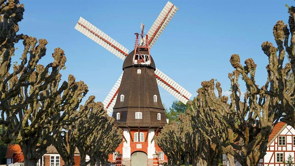 Lumby Wind Mill north of Odense