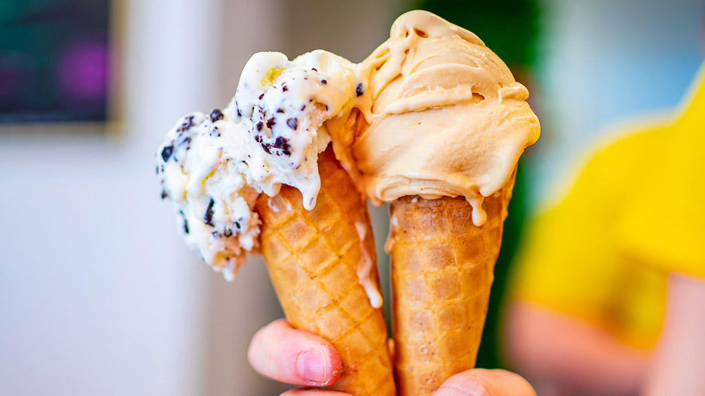 To isvafler fra Gooodis