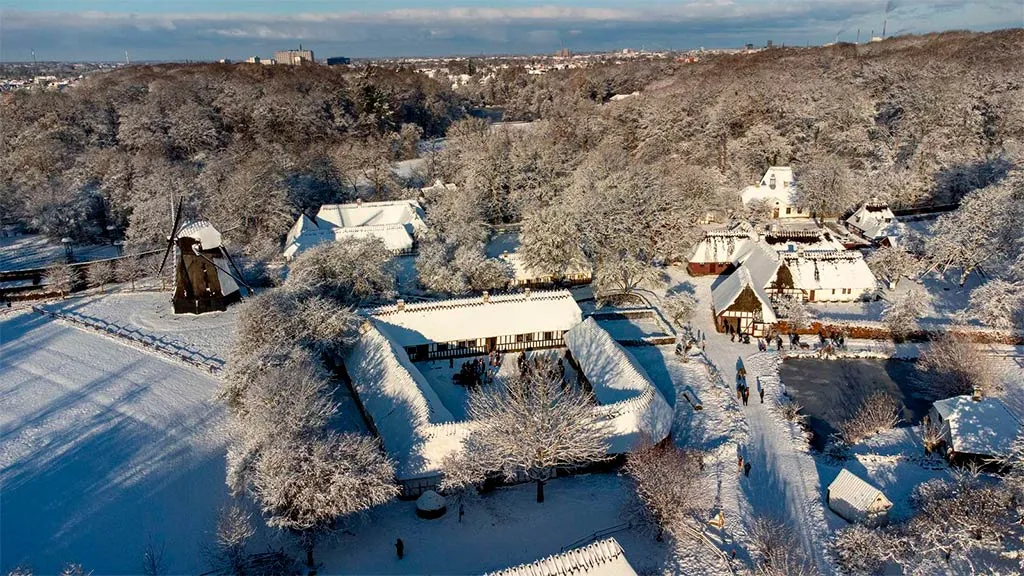 Winter at the Funen Village