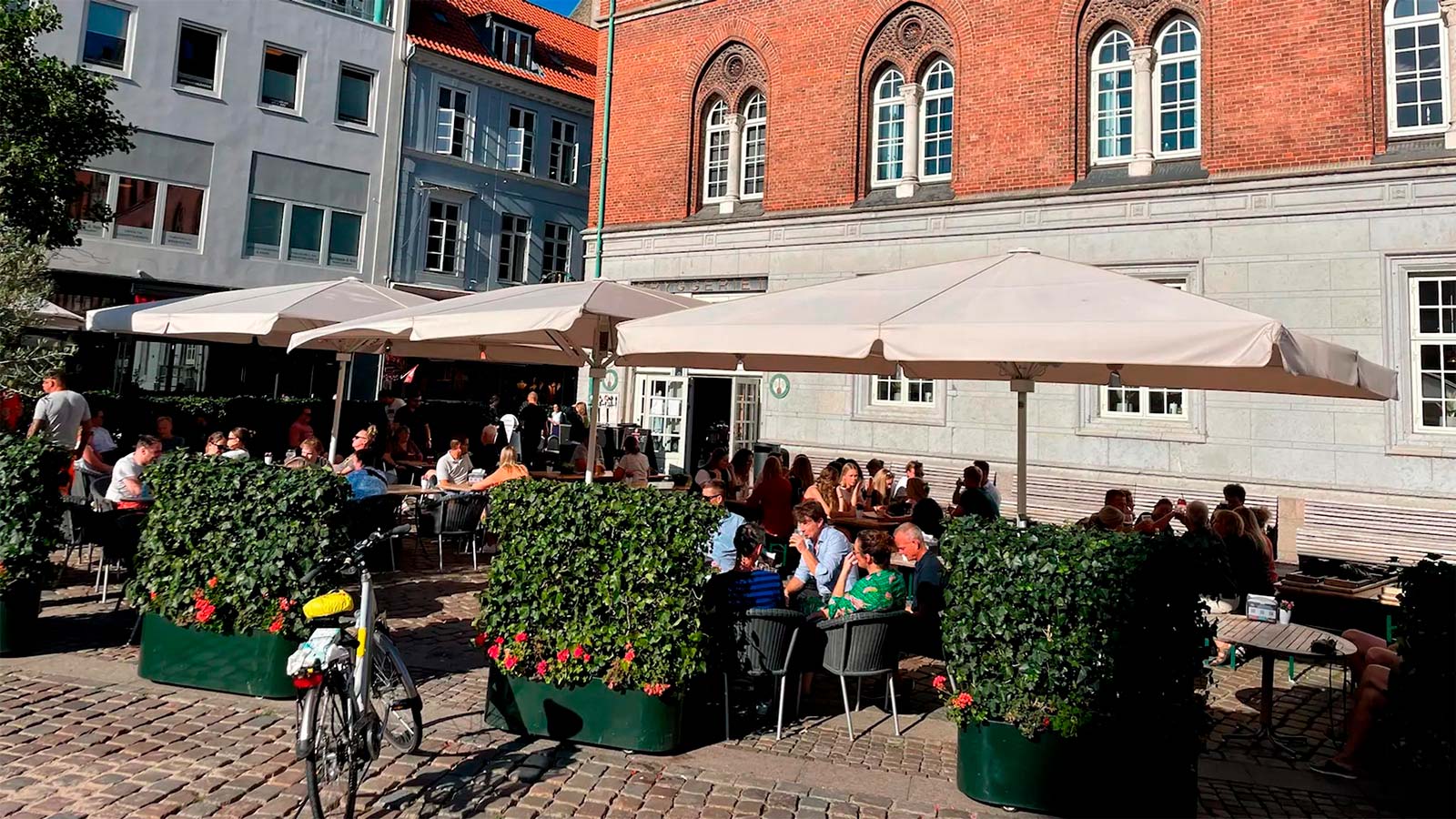 Café at Flakhaven in Odense