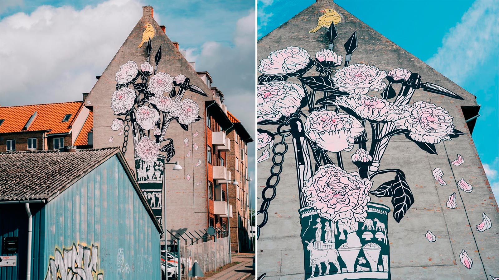 The little Ida's flowers - street art