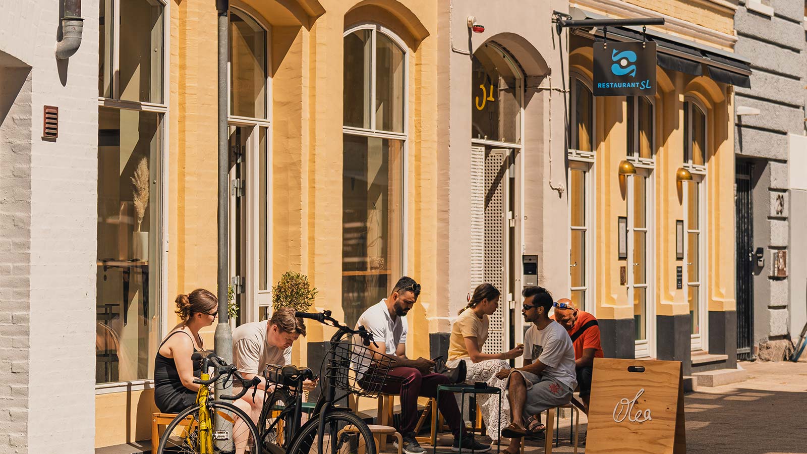 Café Olea in Pogestræde, Odense