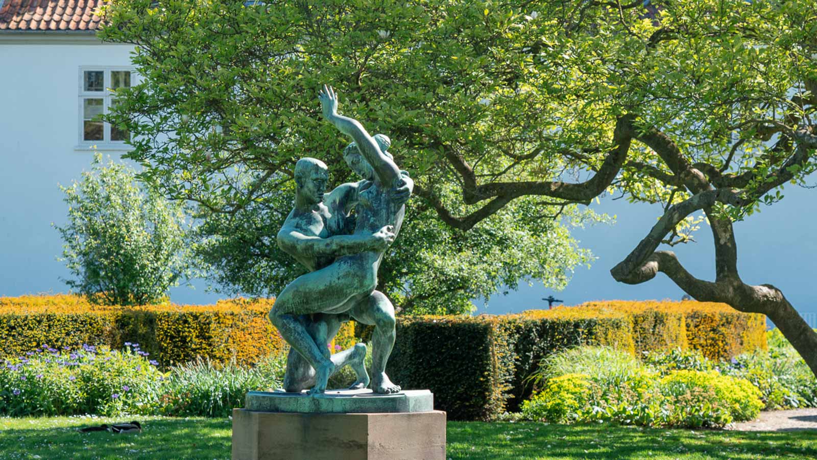 Elskovskampen skulptur i Kongens Have