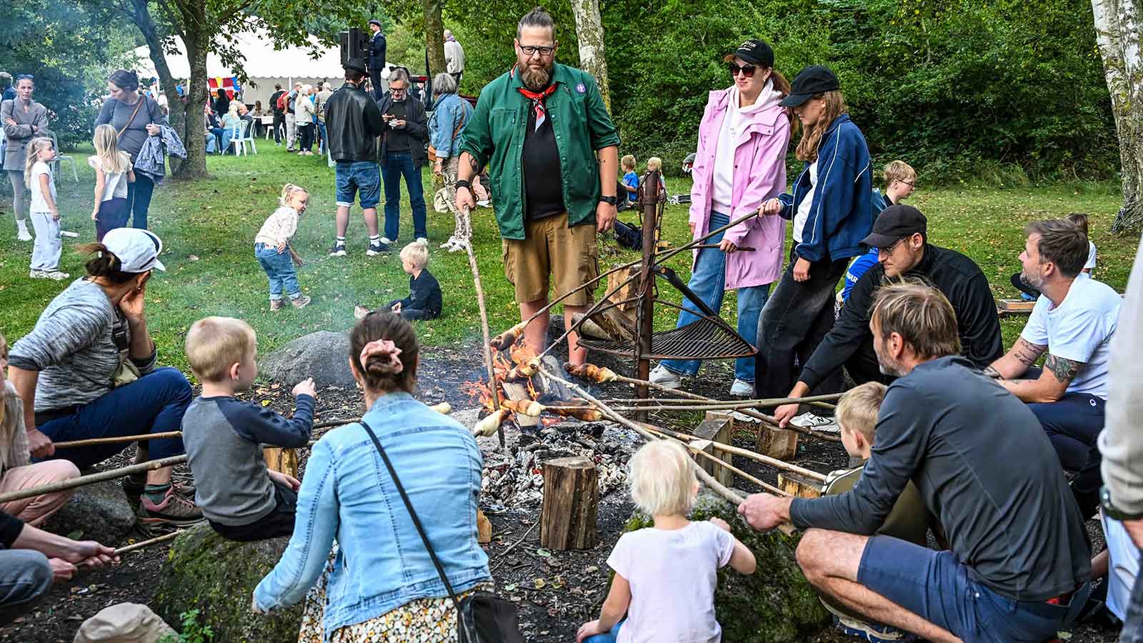 Snobrød med spejderne