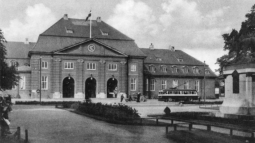 The old train station in Odense
