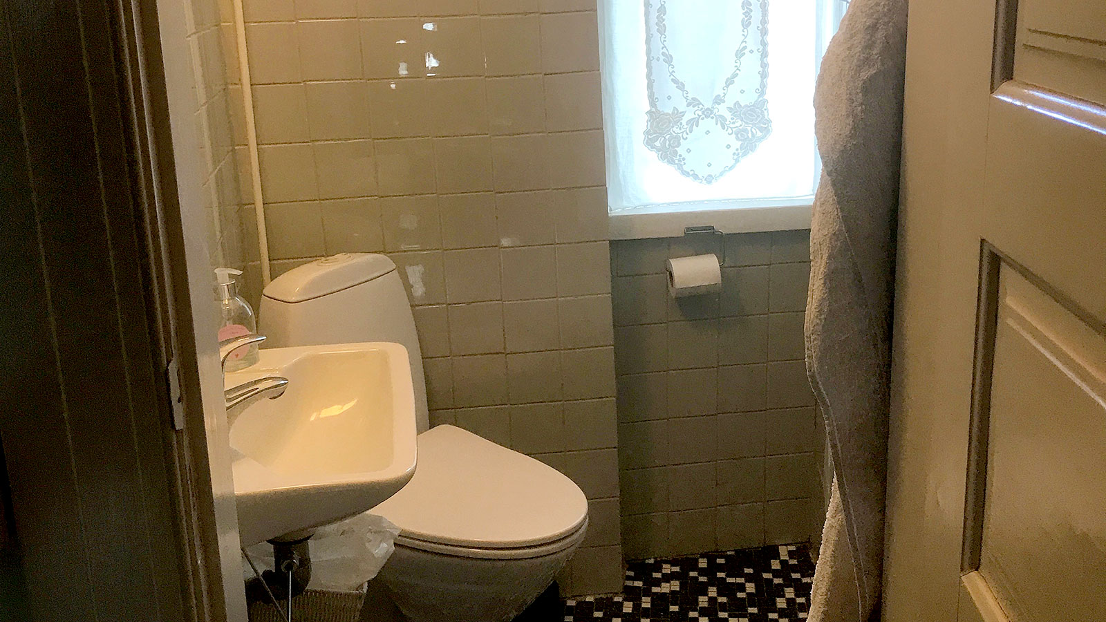 Shelter in the city center of Nykøbing Zealand