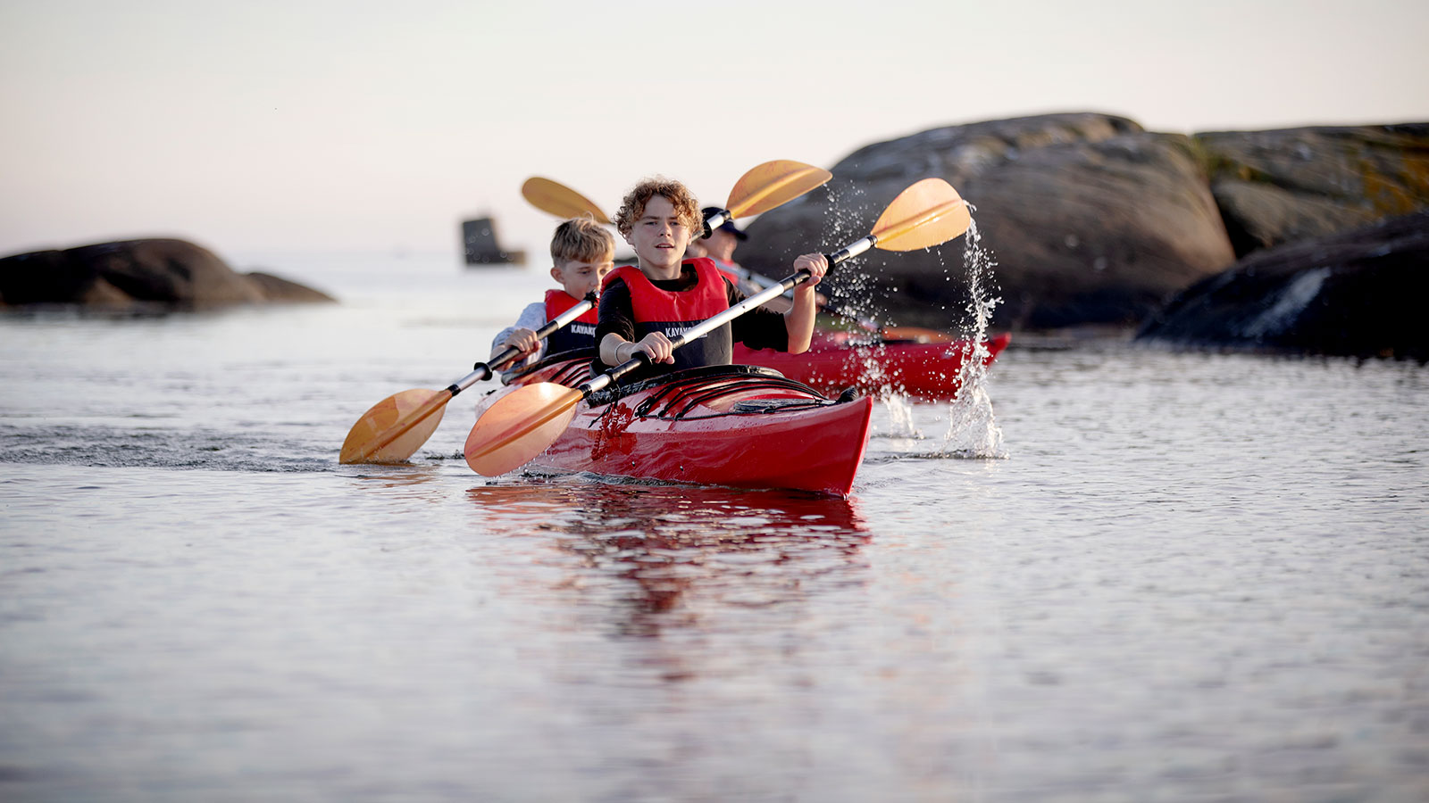 Kayakomat at Rørvig Harbour