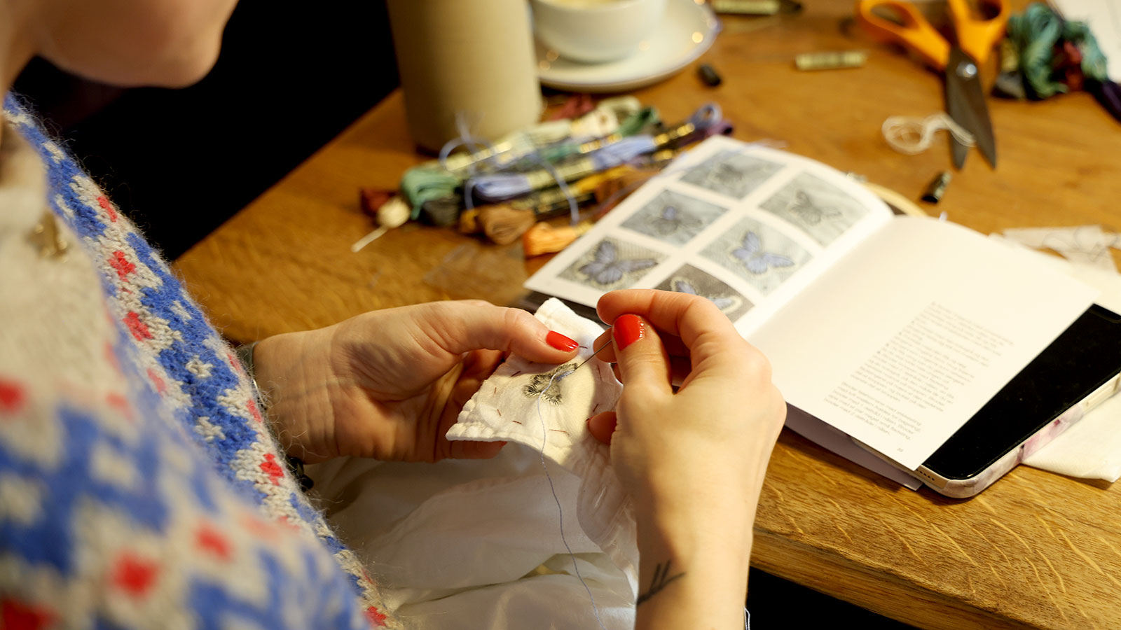 Broderi-workshop | Geopark Odsherred | Sjælland | Danmark