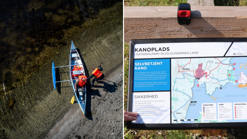 Explore the Roskilde Fjord in a canoe or dinghy